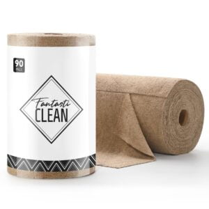 90 Pack Tear-Away Microfiber Roll（Tan）